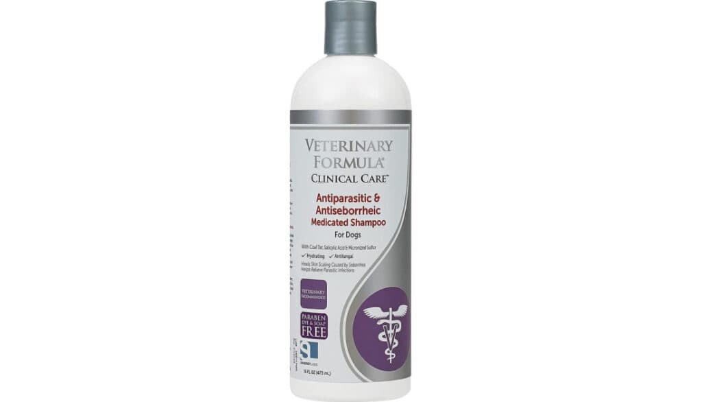  Veterinary Formula Clinical Care Antiparasitic & Antiseborrheic Medicated Dog Shampoo