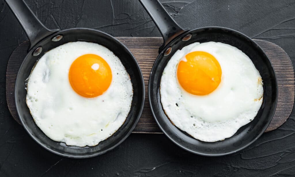 Is it safe for dogs to eat fried egg? 
