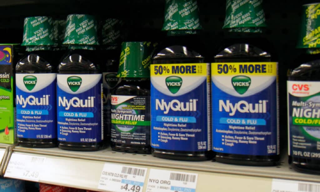 Signs of Nyquil toxicity in dogs