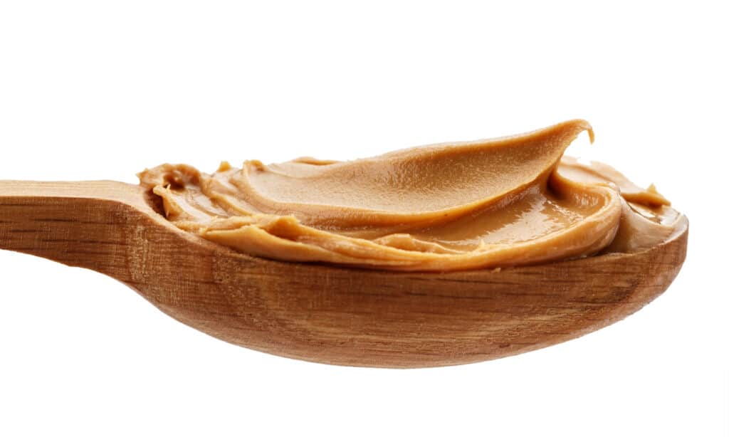 spoon full of peanut butter