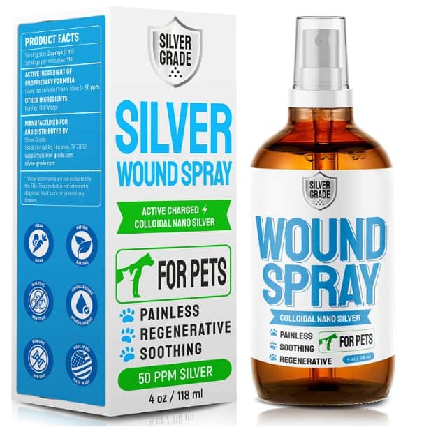 silver wound spray for dogs