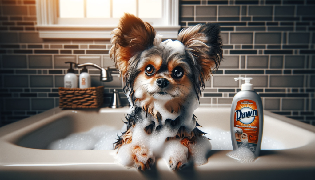 dawn dishsoap for dogs