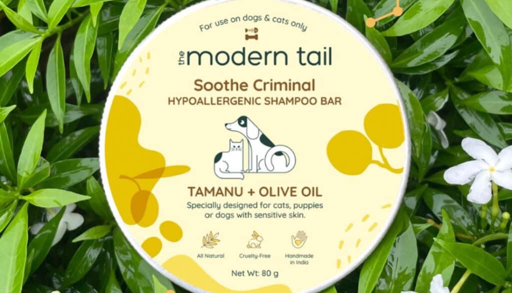 modern tail soothe criminal hypoallergenic shampoo bar