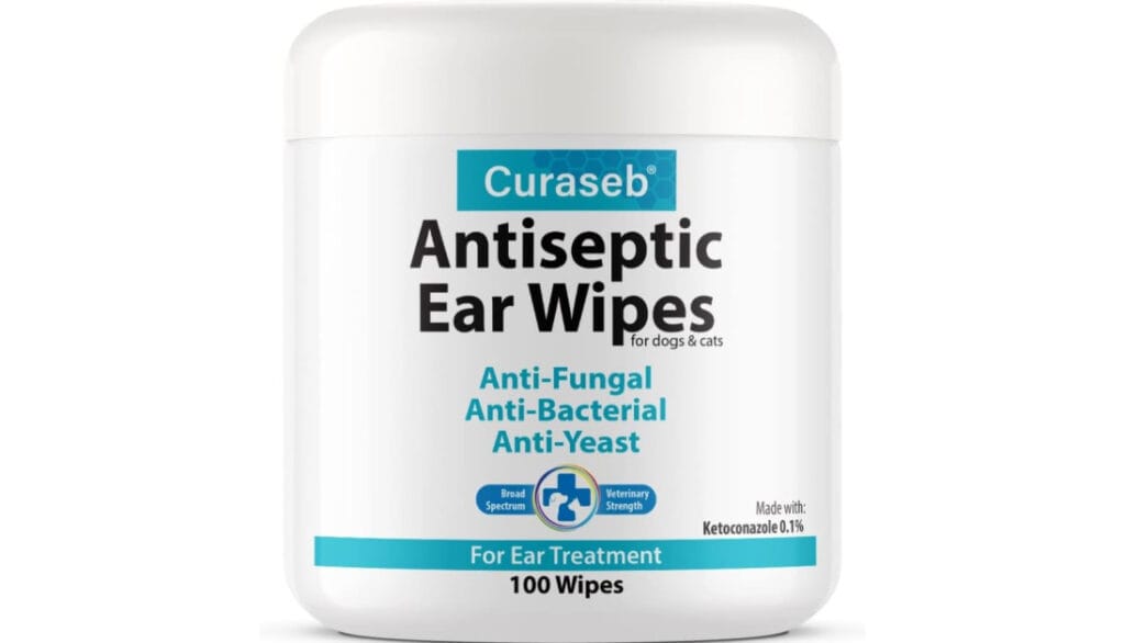 Curaseb Cat & Dog Ear Infection Treatment Wipes