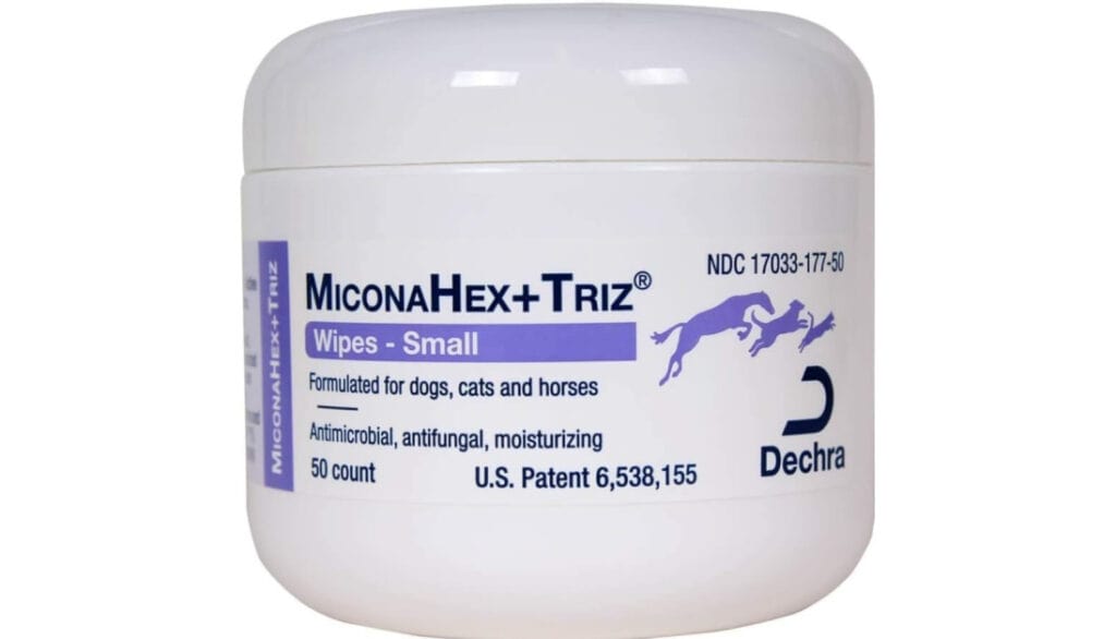 Dechra MiconaHex + Triz Wipes For Dogs (50ct)