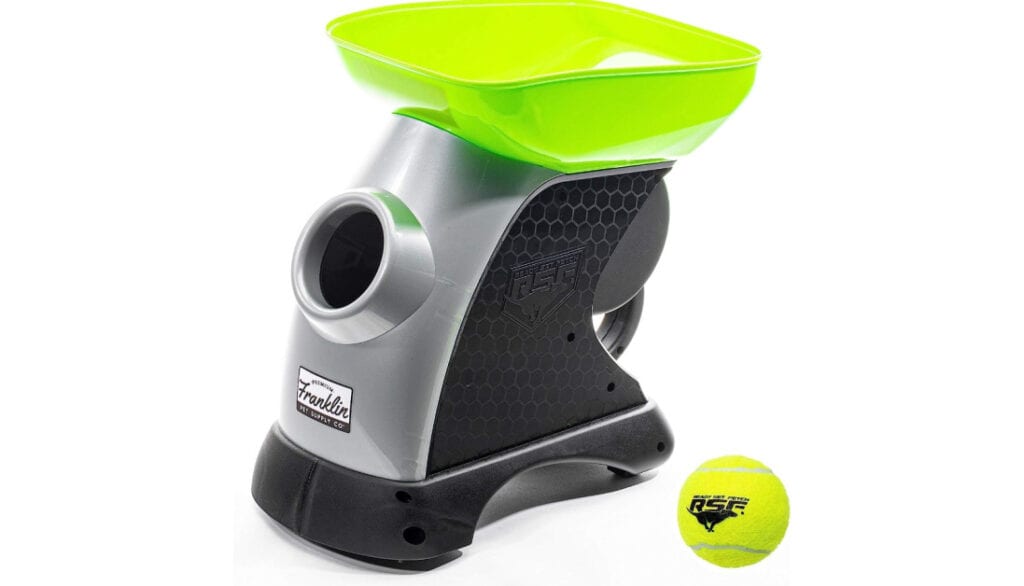 Franklin Pet Supply Ready Set Fetch Automatic Tennis Ball Launcher