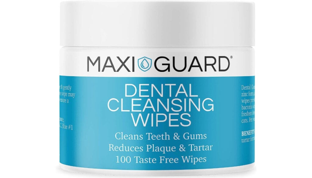 Maxi-Guard Dental Cleansing Wipes for Dogs (100ct)
