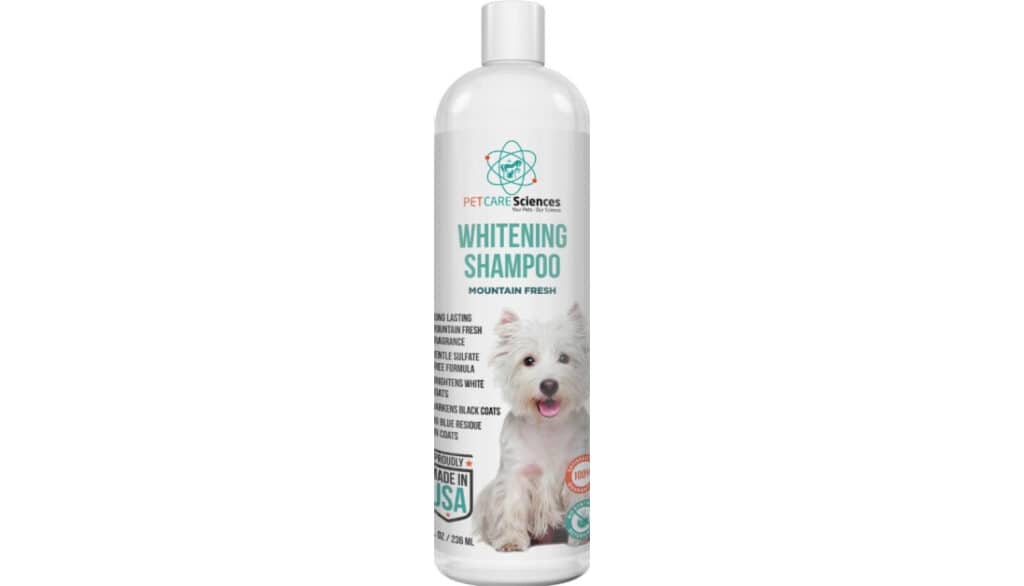 PET CARE Sciences 16 fl oz Dog Whitening Shampoo - Dog Shampoo for White Dogs
