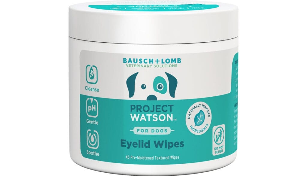 Project Watson Dog Eyelid Wipes - Micellar Technology That Cleanses and Hydrates