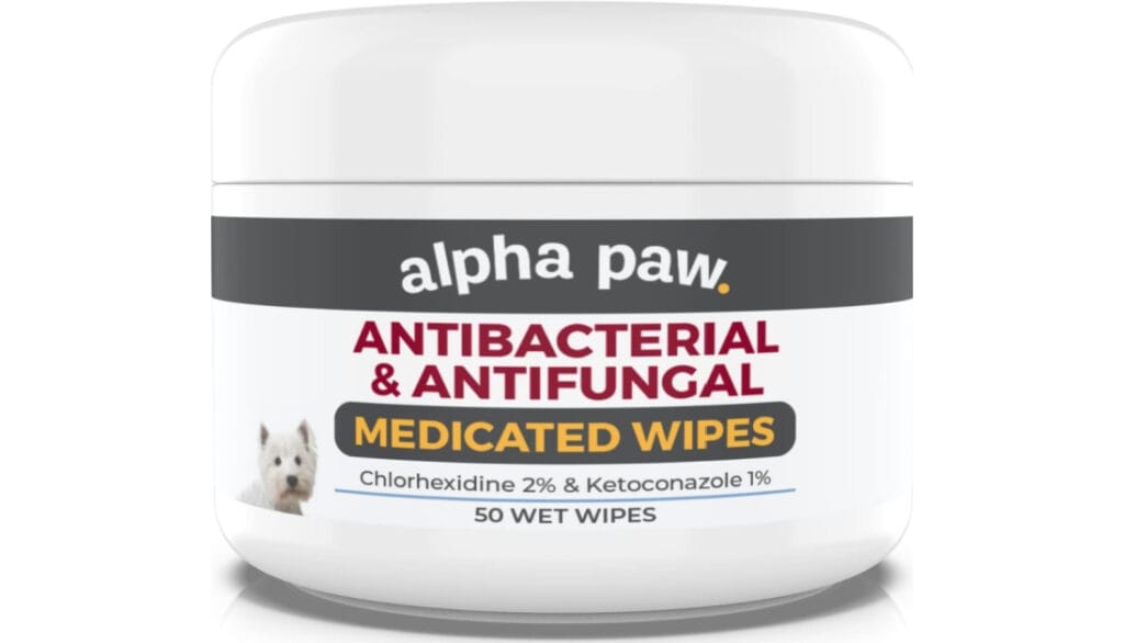 Smiling Paws Pets - Antibacterial & Antifungal Wipes for Dog