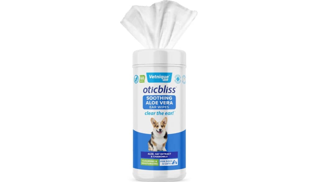 Vetnique Labs Oticbliss Ear Cleaner Wipes