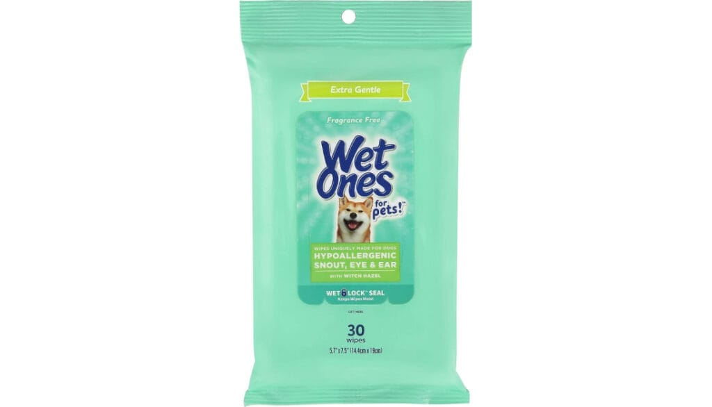 Wet Ones for Pets Extra Gentle Hypoallergenic Dog Wipes with Witch Hazel
