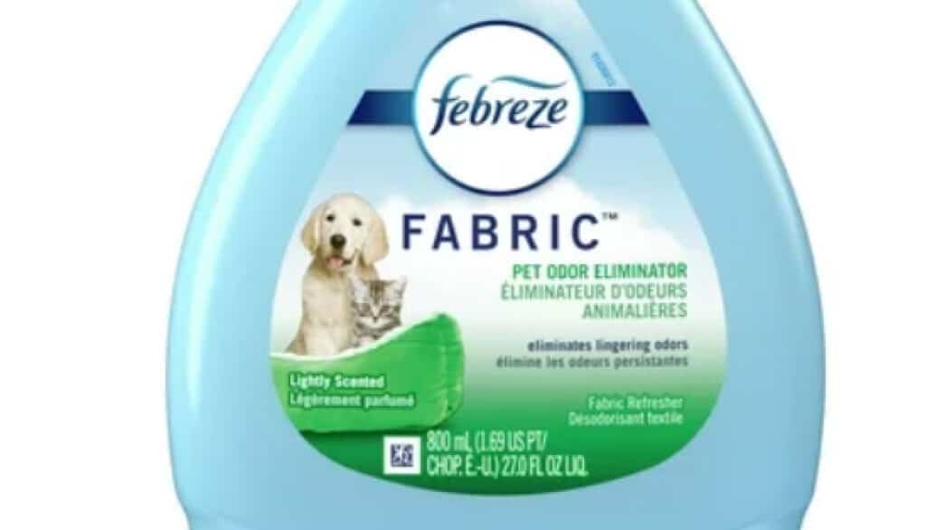 dog odor eliminator spray fabric spray is it safe