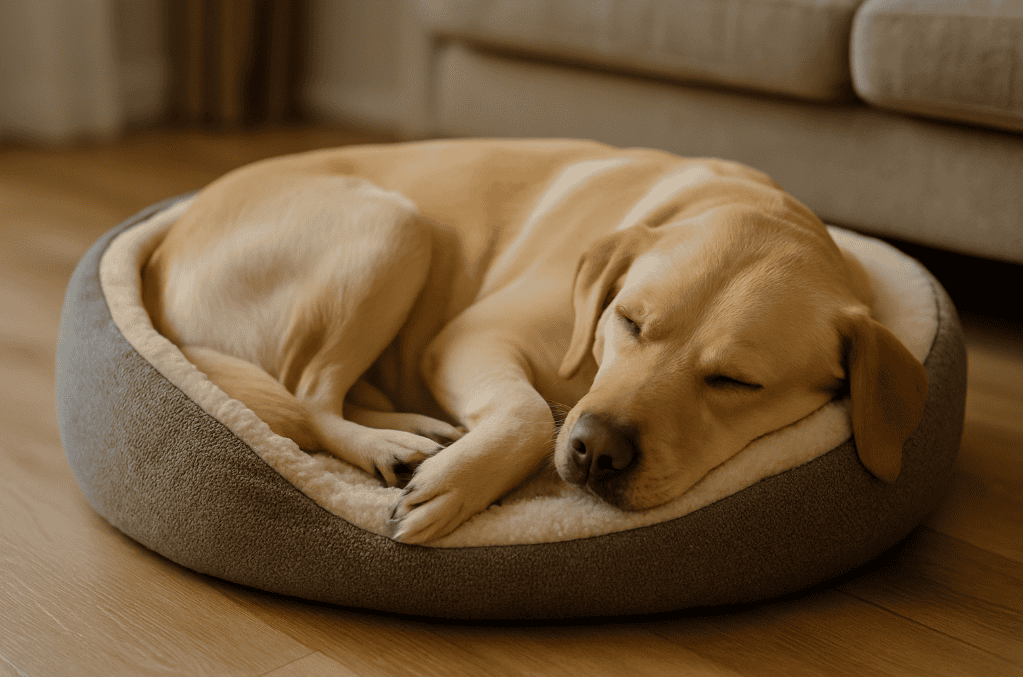 labrador retriever sleeping