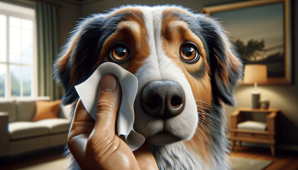 chlorhexidine wipes dogs face