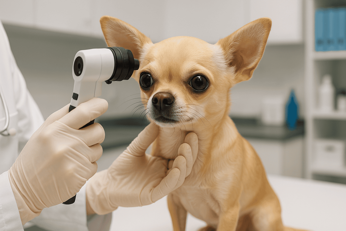 vet eye exam chihuahua