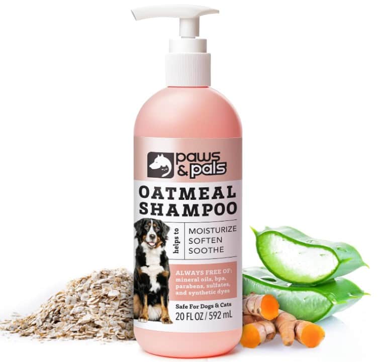 Paws & Pals 6-In-1 Oatmeal Dog Shampoo for scabies