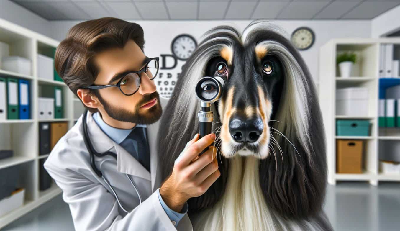 afghan hound eye health