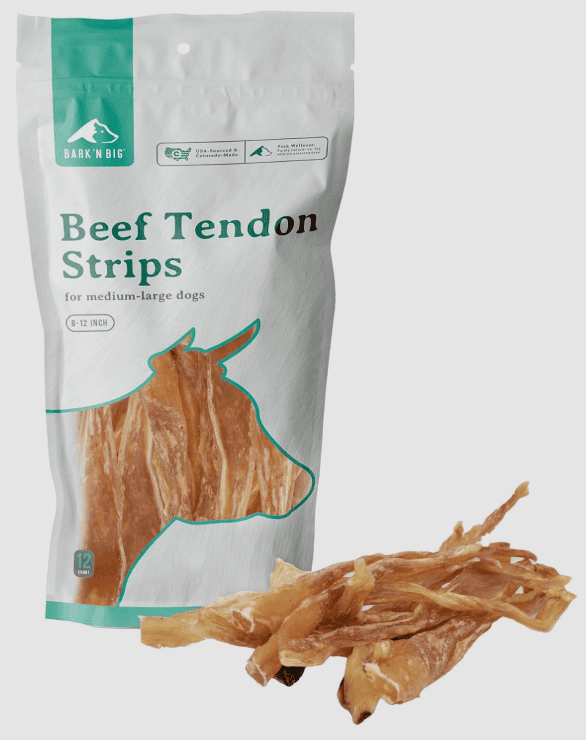 beef tendons for dog dental health