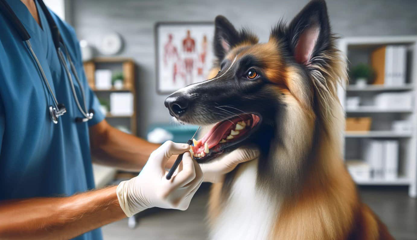 belgian sheepdog dental health