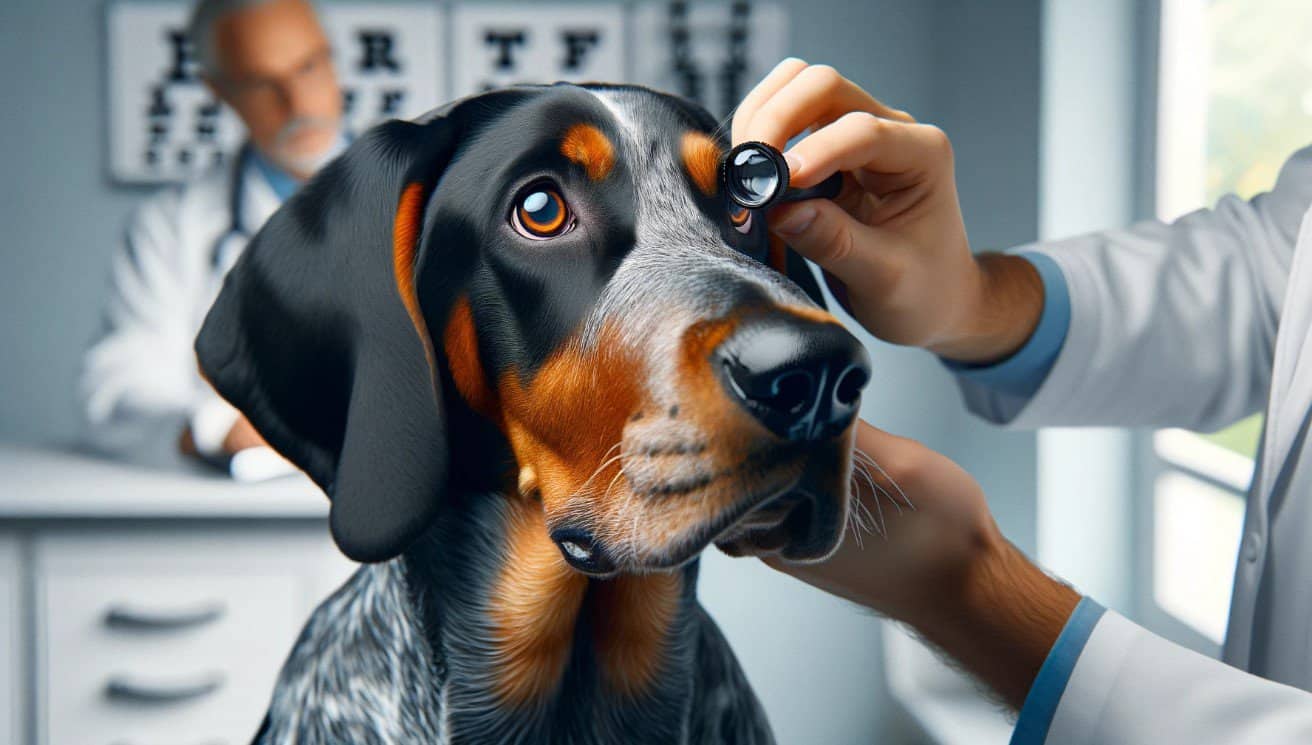 bluetick coonhound eye health