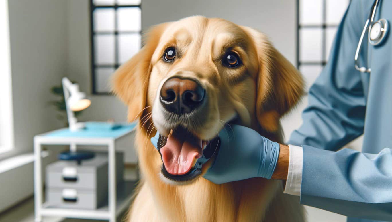 golden retriever dental health