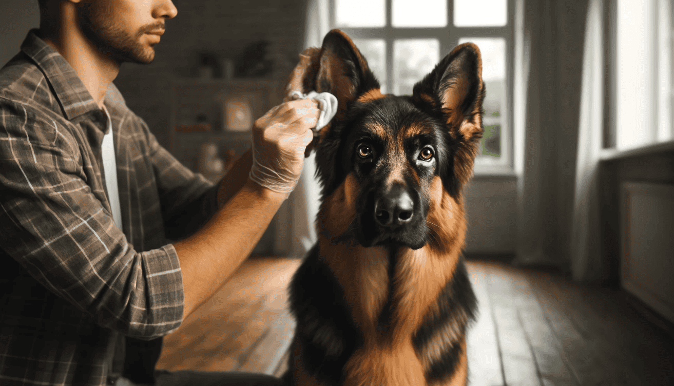 how to clean dog ears