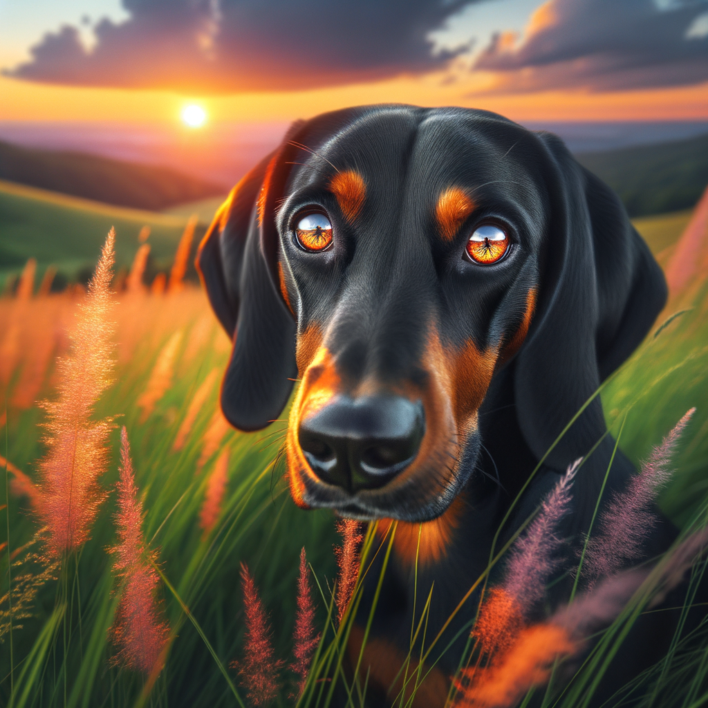 Black and Tan Coonhound eye issues