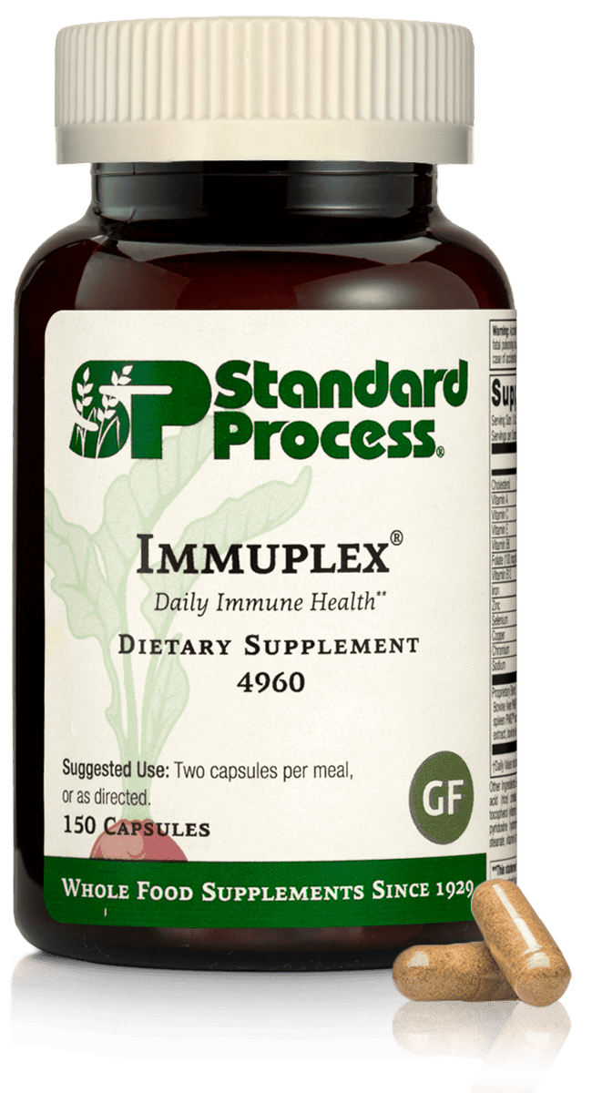 Standard Process Immuplex immune support supplement bottle