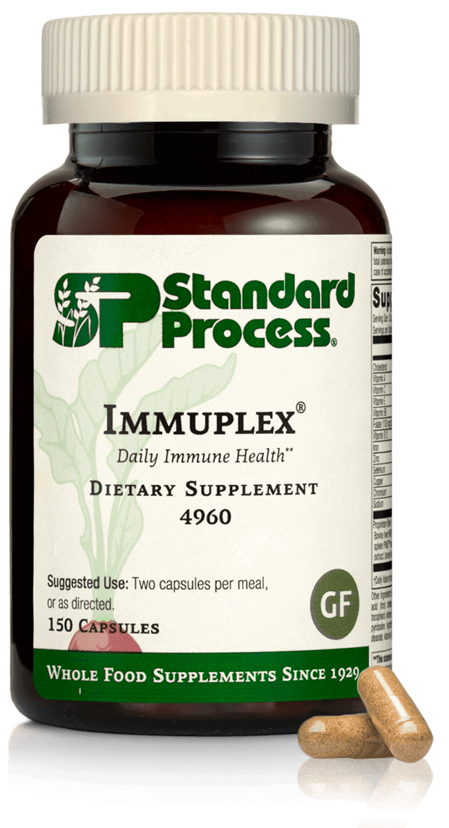 Standard Process Immuplex supplement bottle