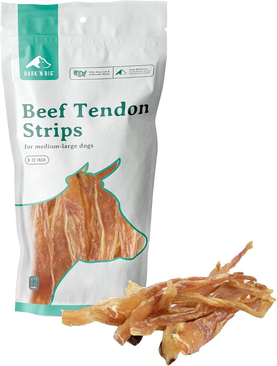 BARKN BIG beef tendon dog chews
