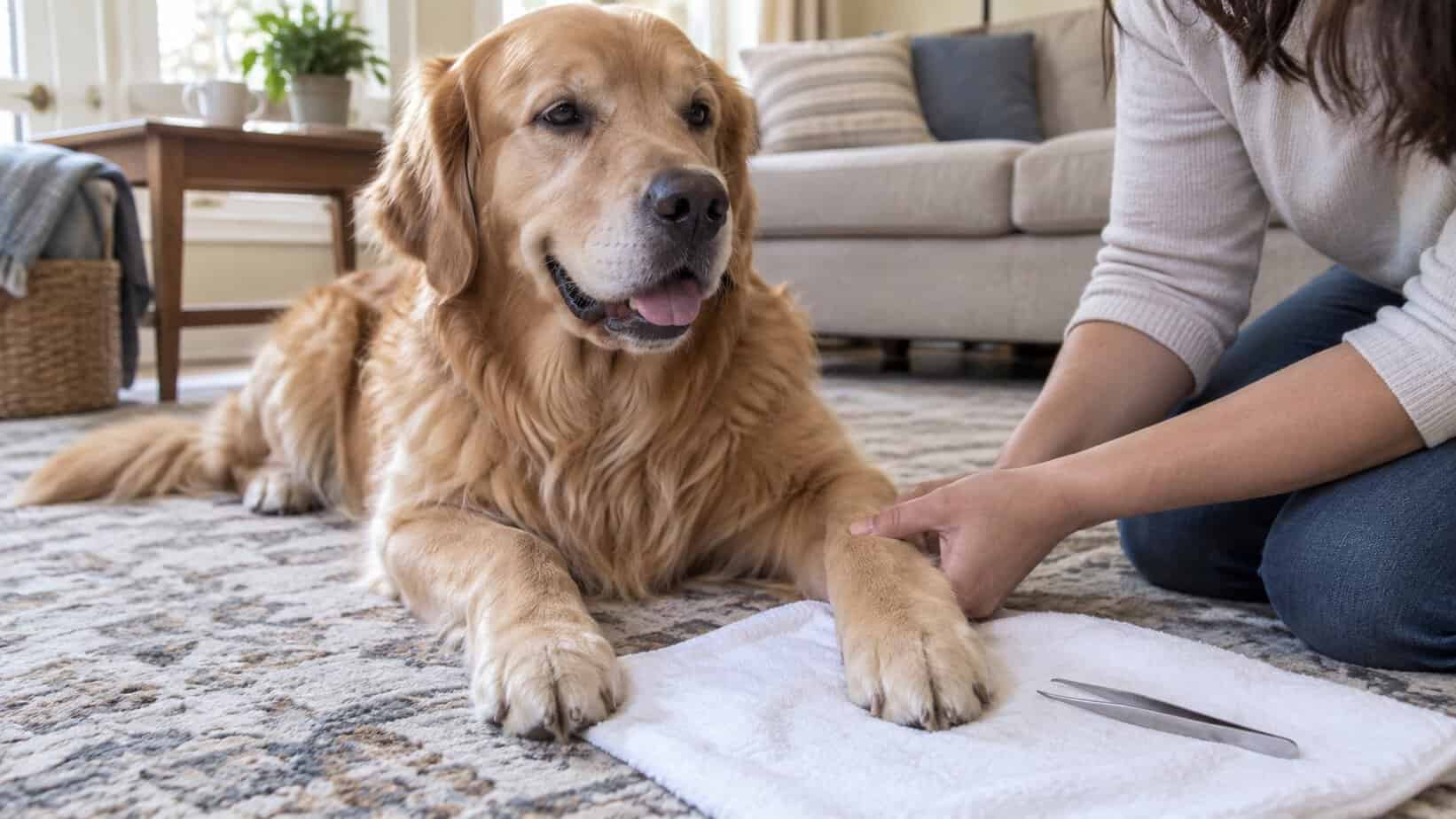 Splinter in Dog Paw: How to Remove It Safely
