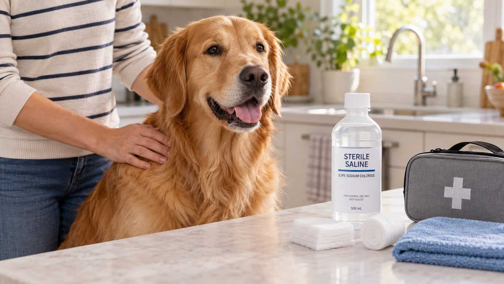 Can You Use Saline Solution on Dogs?